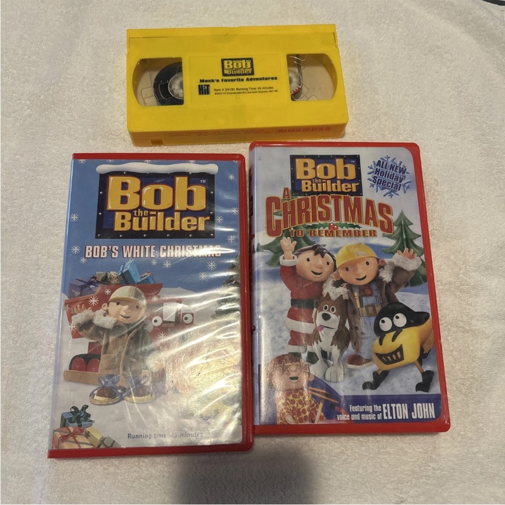 Bob the Builder VHS lot of 3